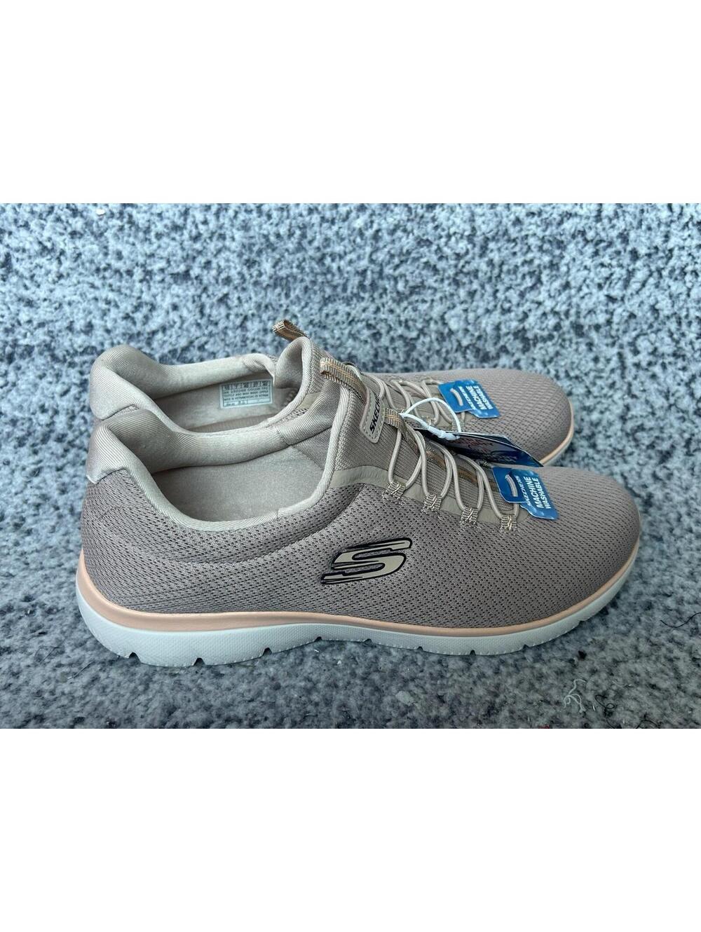 Skechers Summits Summer Blush Taupe Womens Size 10 Memory Foam Shoes